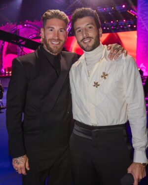Sergio Ramos Instagram - @latingrammys photo dump:
1. Red carpet
2. My sis @mirianramosoficial 
3. @karolg 
4. @shakira 
5. @sebastianyatra 
6. @ovyonthedrums 
7. @npastorioficial 
8. @monlaferte 
9. My siblings @reneramosoficial @mirianramosoficial 
10. Me 😁

Look: @dolcegabbana