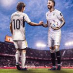 Sergio Ramos Instagram - Rivales dentro del campo, amigos fuera. 🤝❤️ #SevillaFCRealMadrid Estadio Ramón Sánchez-Pizjuán