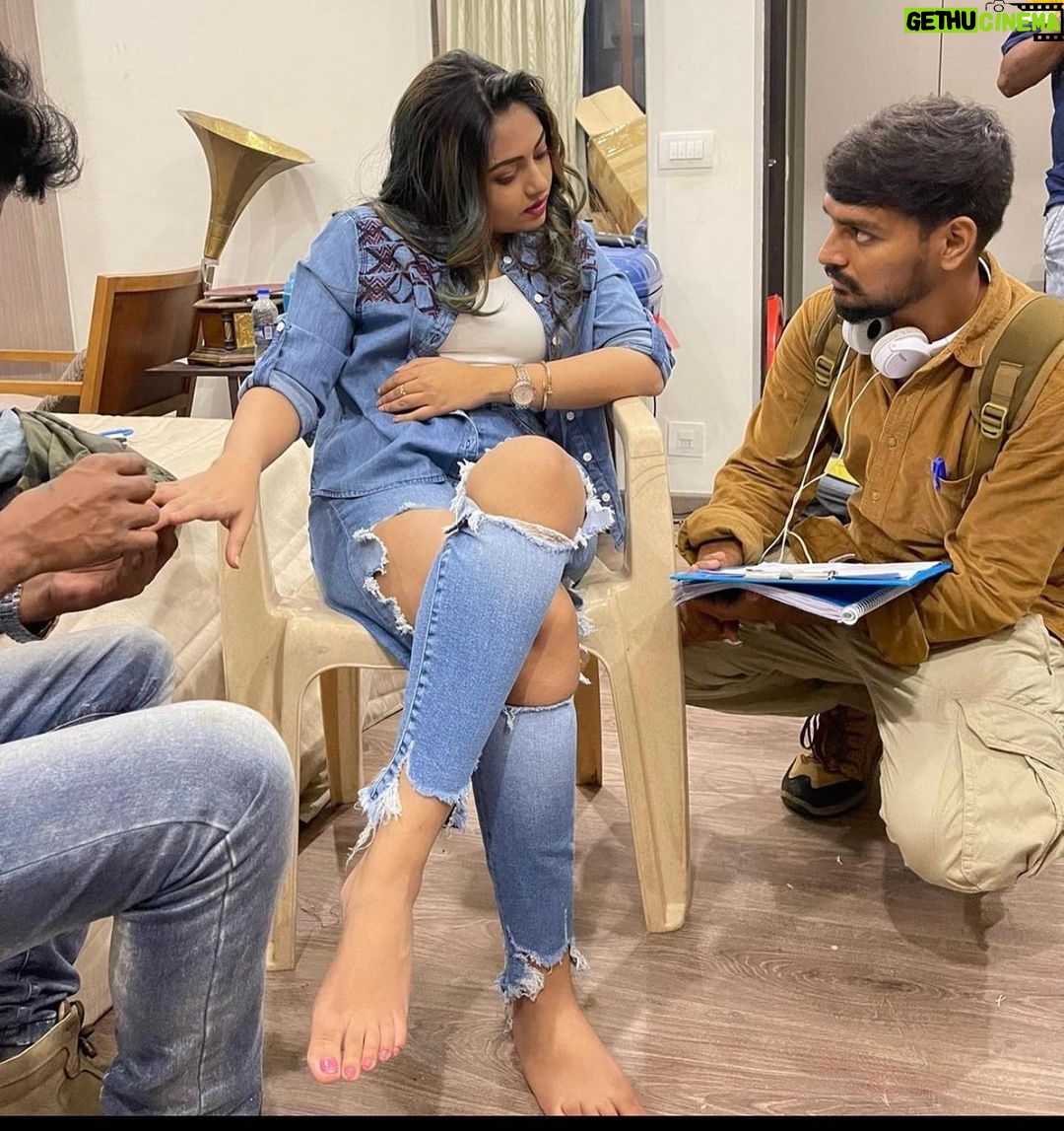Shaalin Zoya Instagram - Behind the scenes of kannagi ❤️