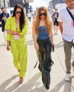 Shakira Instagram - Day off Silverstone - F1 British Grand Prix