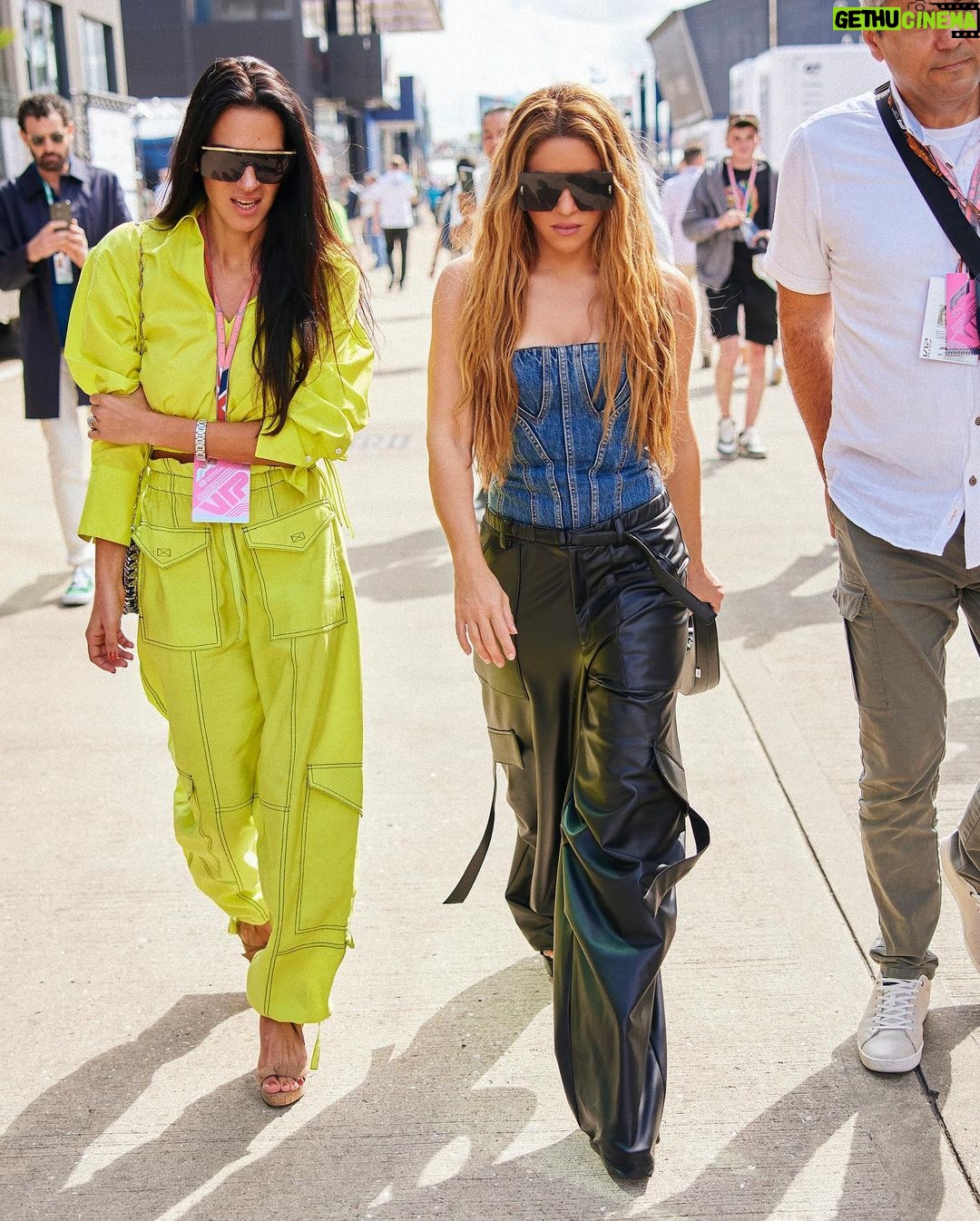 Shakira Instagram - Day off Silverstone - F1 British Grand Prix
