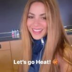 Shakira Instagram - Let’s go Heat! 🏀 Kaseya Center