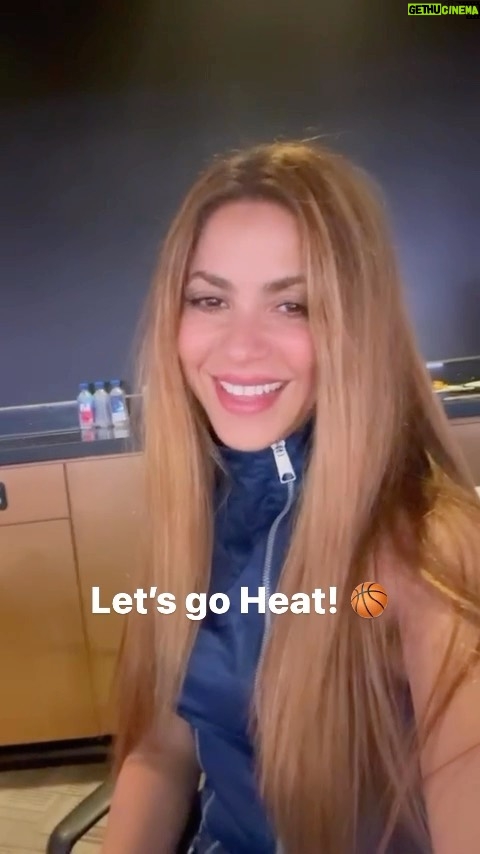 Shakira Instagram - Let’s go Heat! 🏀 Kaseya Center