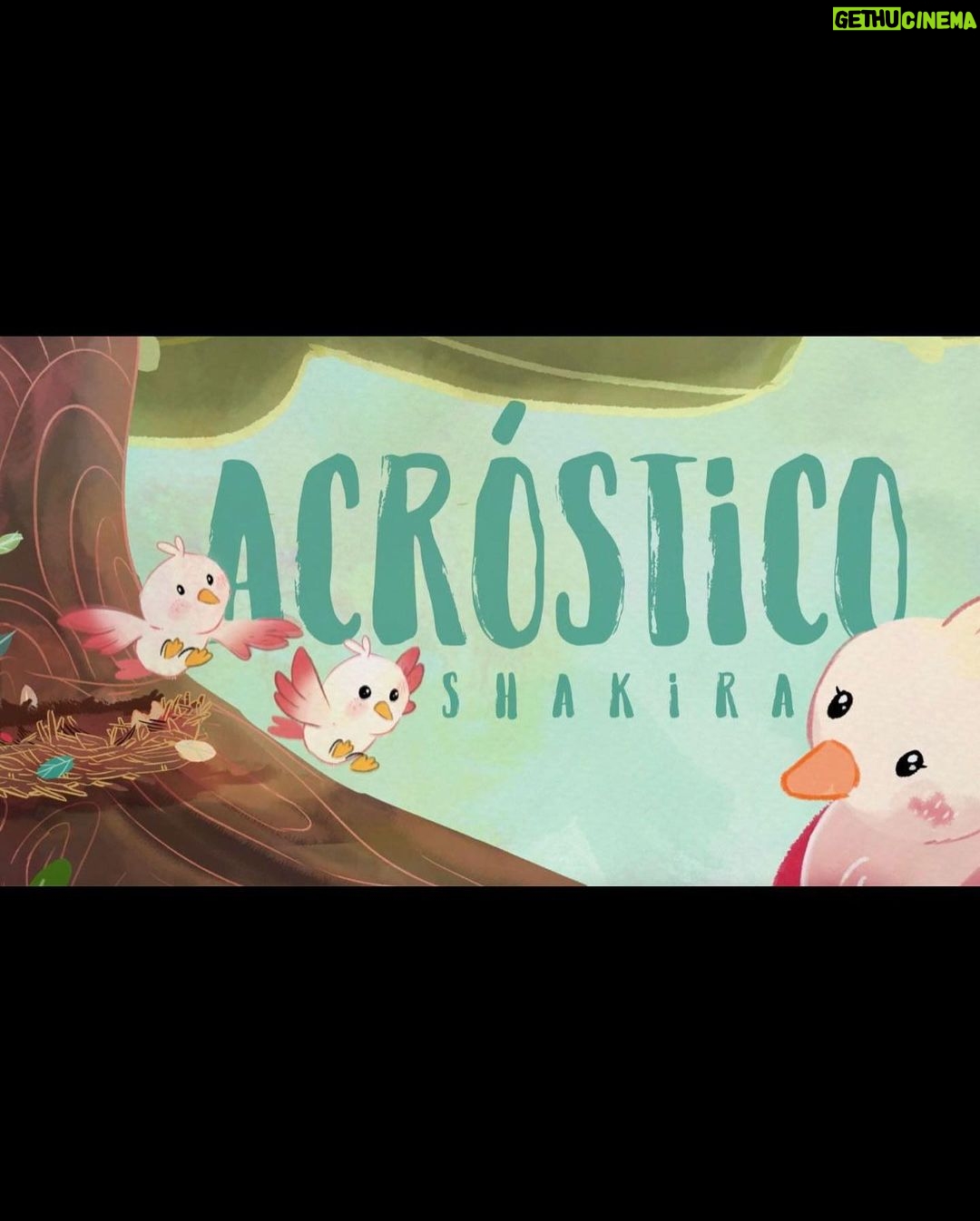 Shakira Instagram - ACRÓSTICO Mañana / Tomorrow 8PM EST