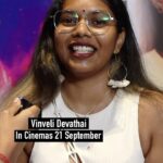 Shalini Balasundaram Instagram - Thank you 🙏 for all your love. Vinveli Devathai is all yours from 21 September. At your nearest cinemas #shalinibalasundaram #vinvelidevathai #storyfilms Selangor