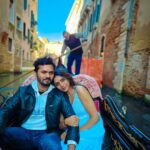 Shalini Balasundaram Instagram - It’s not just the place and environment only. It’s about who you’re traveling with says a lot. My best travel partner forever. Comment who would you guys travel with? #shalinibalasundaram #travelgram #venice #couplesgoals Kuala Lumpur, Malaysia