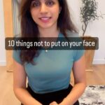 Shalini Balasundaram Instagram - 10 things ❌ to put on your skin Toothpaste Avoid using toothpaste on your face for blackheads or pimples; it can cause burns, infections, and skin irritation due to strong ingredients. Body lotion it can clog pores and cause acne. The artificial fragrances may trigger allergic reactions. Stick to facial skincare products instead. Vinegar Use caution with vinegar as a toner; it can become stronger over time and may burn your skin. Opt for commercial toners containing vinegar for safer application. Petroleum jelly While petroleum jelly helps with dry lips and bug bites, be cautious as it can seal in dirt and debris, leading to increased dryness over time by preventing exposure to air and moisture. Baking soda Avoid using baking soda on your face for acne; its alkaline nature can disrupt your skin’s pH balance, leading to breakouts. Lemon Avoid applying raw lemon or lemon juice on your face; it contains psoralen, making your skin sensitive to sunlight and risking irritation or chemical burns. Sugar Be cautious with DIY face scrubs containing sugar. It can be abrasive, causing irritation, redness, and micro-tears if not used gently. Hot water Avoid using hot water on your face; it strips moisture, leading to dryness and potential burns. Pro tip for facial steam therapy, use lukewarm water to open pores, loosen dirt, and make it easier to cleanse and remove blackheads and whiteheads. Bar Soap Avoid using bar soaps on your face; they strip natural oils, leaving your skin dry, rough, and itchy. Expired skin care products Check product expiry dates and never use expired skincare items on your skin. #shalinibalasundaram #skincare #tips Selangor