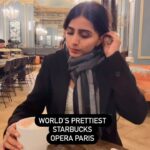 Shalini Balasundaram Instagram - If you love Starbucks, then Opera Paris is a must to have a cup of coffee. #shalinibalasundaram #paris #starbucks #opera Starbucks Opéra Garnier