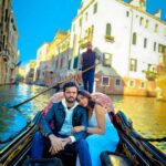 Shalini Balasundaram Instagram - It’s not just the place and environment only. It’s about who you’re traveling with says a lot. My best travel partner forever. Comment who would you guys travel with? #shalinibalasundaram #travelgram #venice #couplesgoals Kuala Lumpur, Malaysia