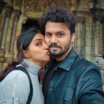 Shalini Balasundaram Instagram - Mentally still living my vacation mode. @sathish_natarajan #shalinibalasundaram #couplesgoals #travelgram #paris Kuala Lumpur, Malaysia
