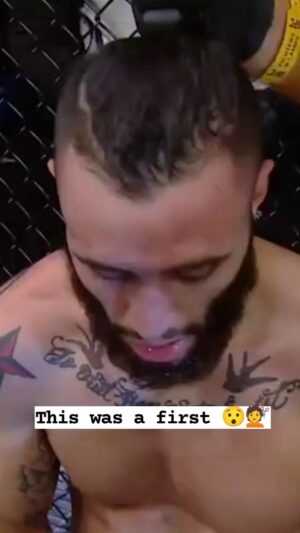 Shane Burgos Instagram - @hurricaneshane_ had a haircut between rounds and eventually won the fight via unanimous decision 🔥🥊

#UFC #MMA #ShaneBurgos #fanarchfamily #transcendthenarrative