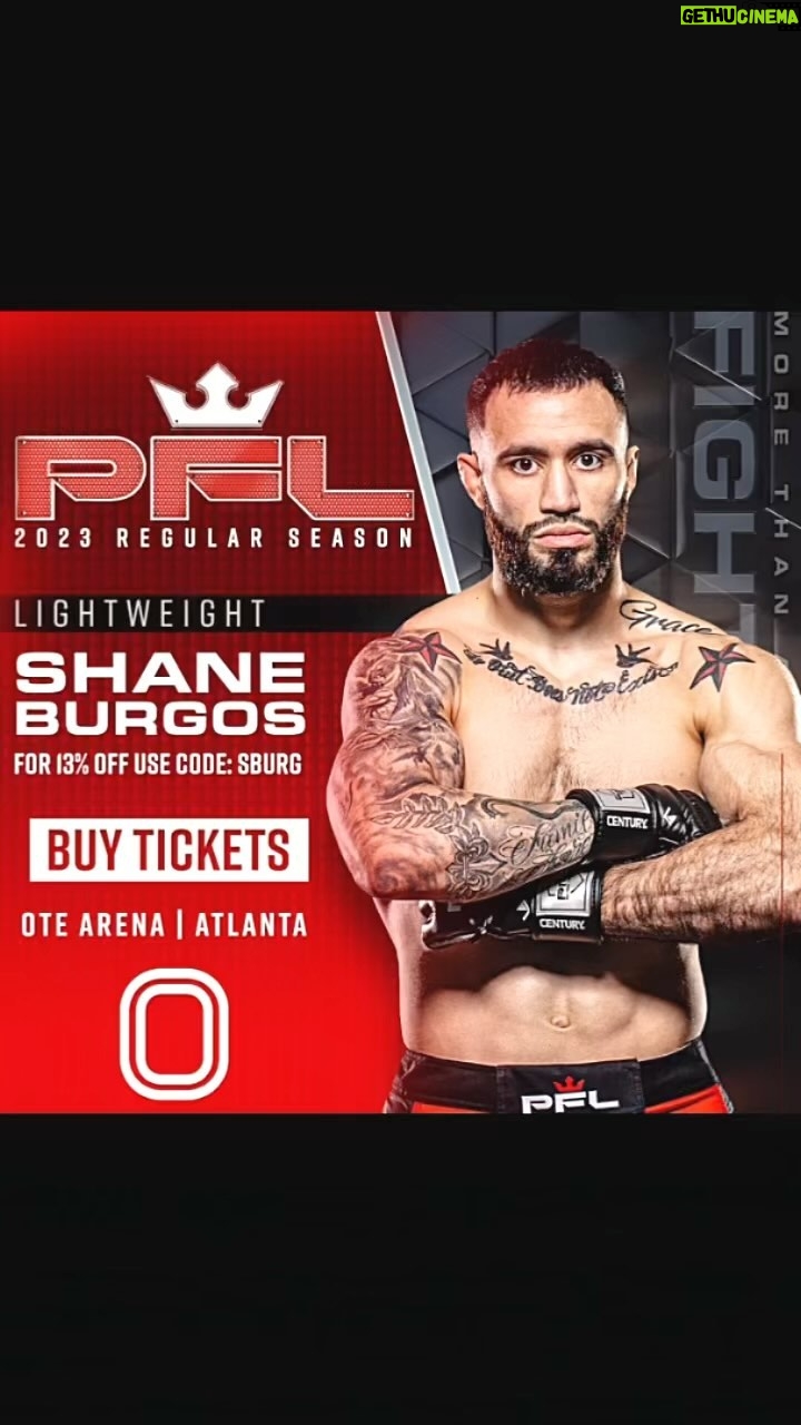 Shane Burgos Instagram - It’s all or nothing.. Get 🎟️‘s now! Link in bio OTE Arena
