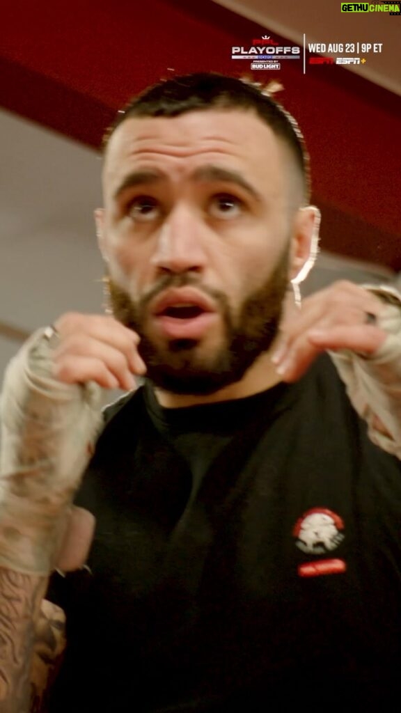 Shane Burgos Instagram - All Out 𝗪𝗔𝗥 INCOMING 😤 @hurricaneshane_’s 2023 Million Dollar Journey continues in his hometown of NYC [Wednesday, August 23rd | 6:30pm ET on ESPN+ | 9pm ET on ESPN | #PFLPlayoffs]