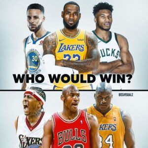 Shaquille O'Neal Instagram - all these players on the top row are my favorite players,HOWEVER i say four games to 2