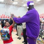 Shaquille O'Neal Instagram - We had big time fun today at our 22nd annual Shaq-a-Claus event. The kids left with huge smiles and armfuls of great gifts thanks to all my partners and sponsors who made this happen.      @shaqfoundation  @basicfuntoys @worldtechtoys  @hobbytron   @greatclips @nautica @papajohns  @eddiebauer @luckybrand @jakkspacific.toys  @hcsoga @weareauthentic @kidsinneed