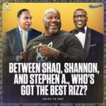 Shaquille O'Neal Instagram - love you @shannonsharpe84 and @stephenasmith but we We all know I’m the man with the most game! No ifs ands or buts. Watch Episode 3 of @thebigpodwithshaq 🔥