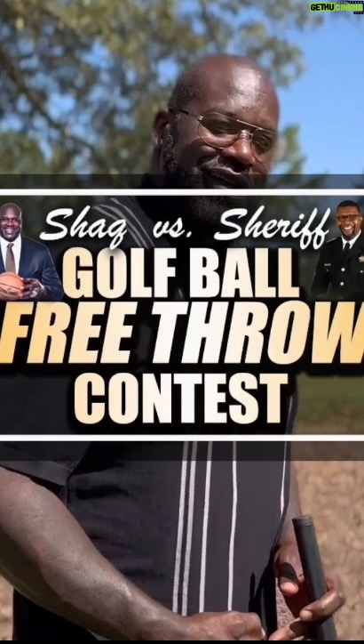 Shaquille O'Neal Instagram - It’s that time again…The @Shaq vs Sheriff Annual Golf Ball FREE THROW CONTEST! Let’s see who comes out on top this year 🐊 And be sure to join us on October 16th for Shaquille’s Annual I STAND WITH SCAN Golf Tournament. Register today at ShaqScanGolf.EventBrite.com (link in bio) Henry County, Georgia