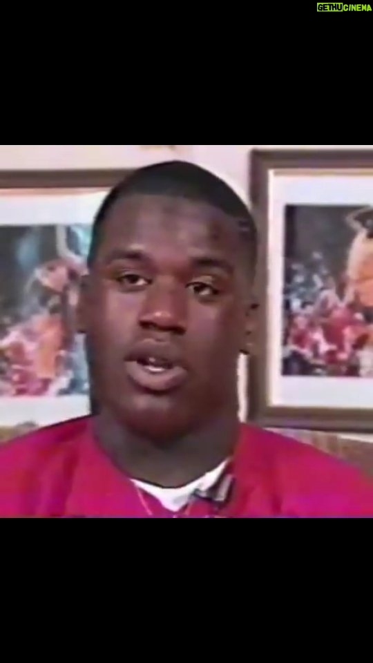 Shaquille O'Neal Instagram - Ernie Johnson doing a story for CNN Sports on 19 yr old Shaquille O'Neal. (1991)