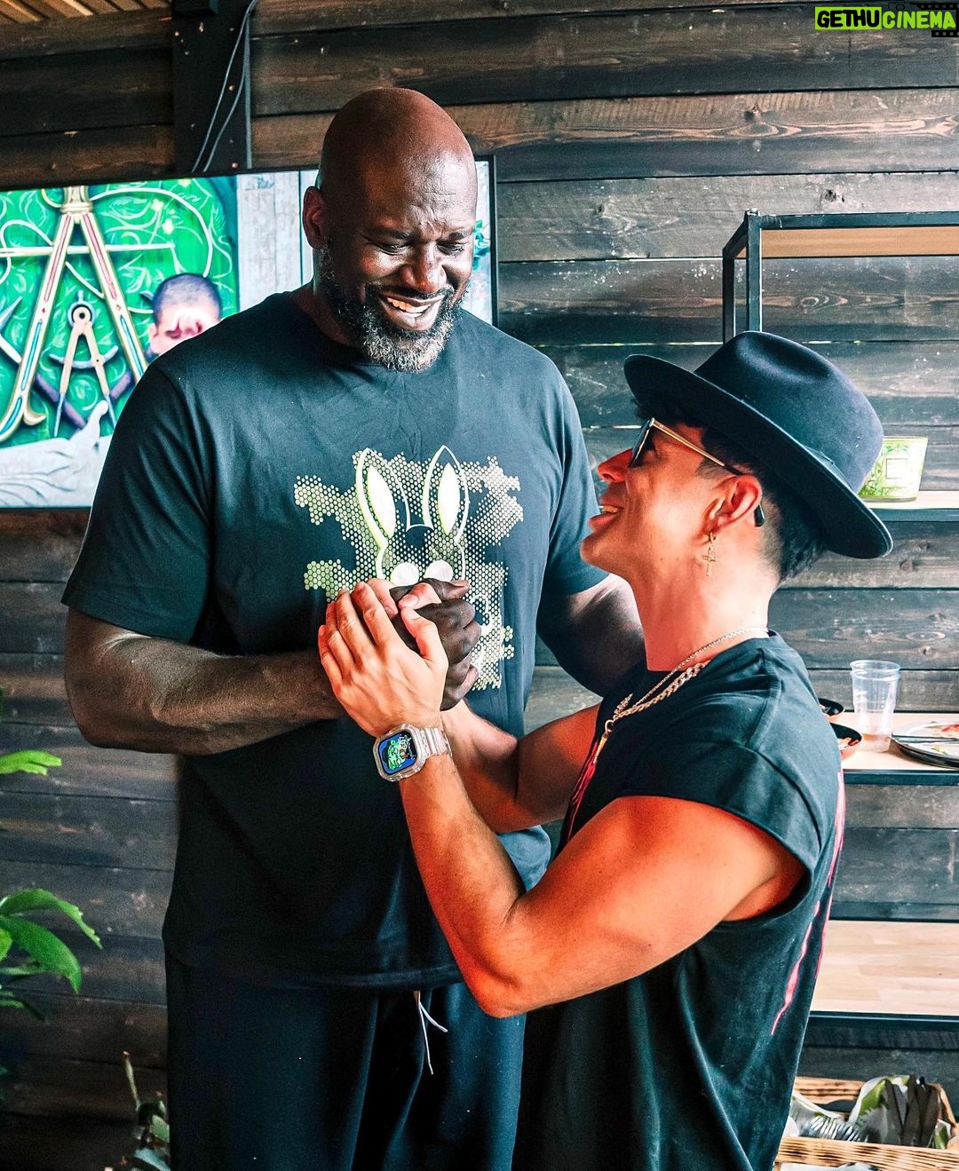 Shaquille O'Neal Instagram - Tiny Trumpet 🎺 @SHAQ Tomorrowland