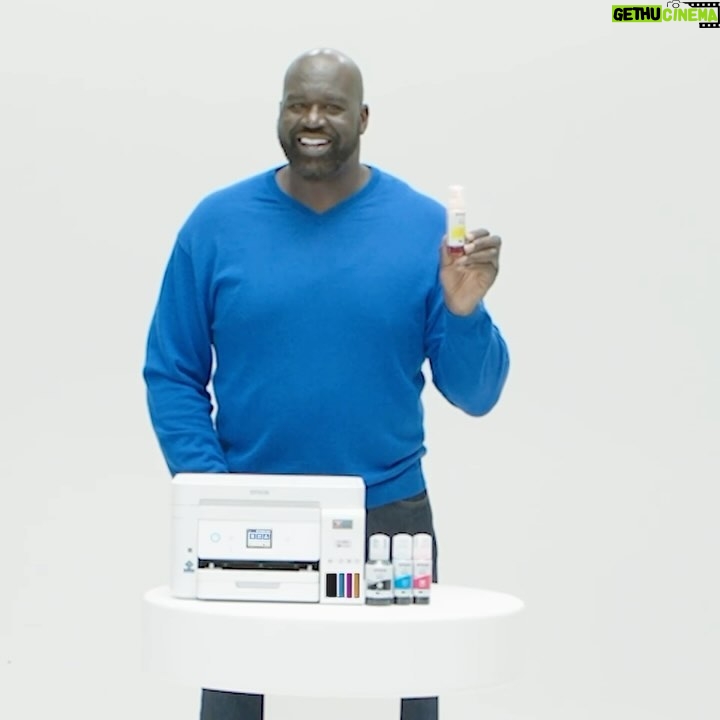 Shaquille O'Neal Instagram - Meet my new best friends, #EcoTank’s EcoFit ink bottles! #ad