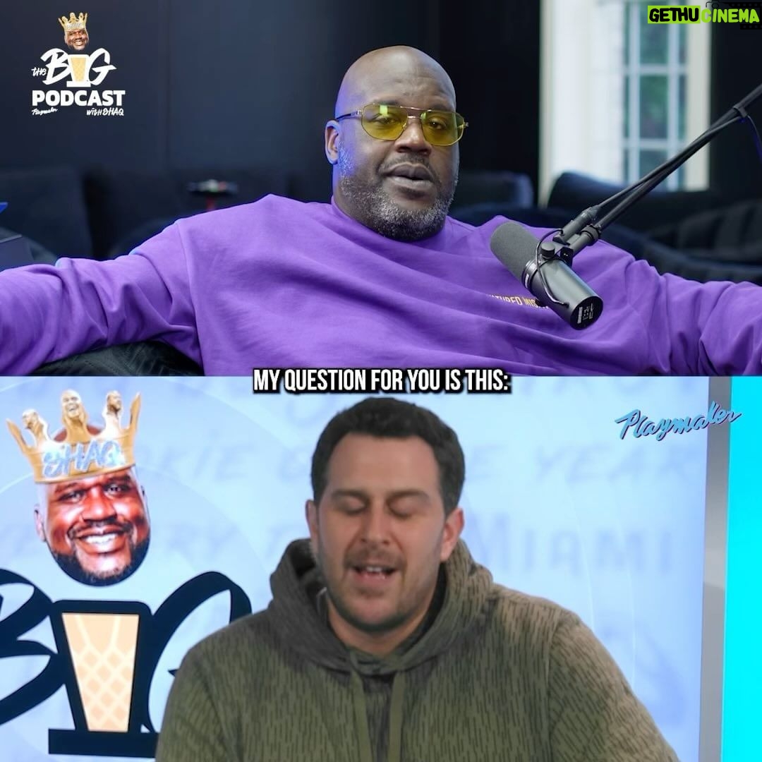 Shaquille O'Neal Instagram - Who do you think has the most rizz between Shaq, Shannon & Stephen A 🧐 @thebigpodwithshaq