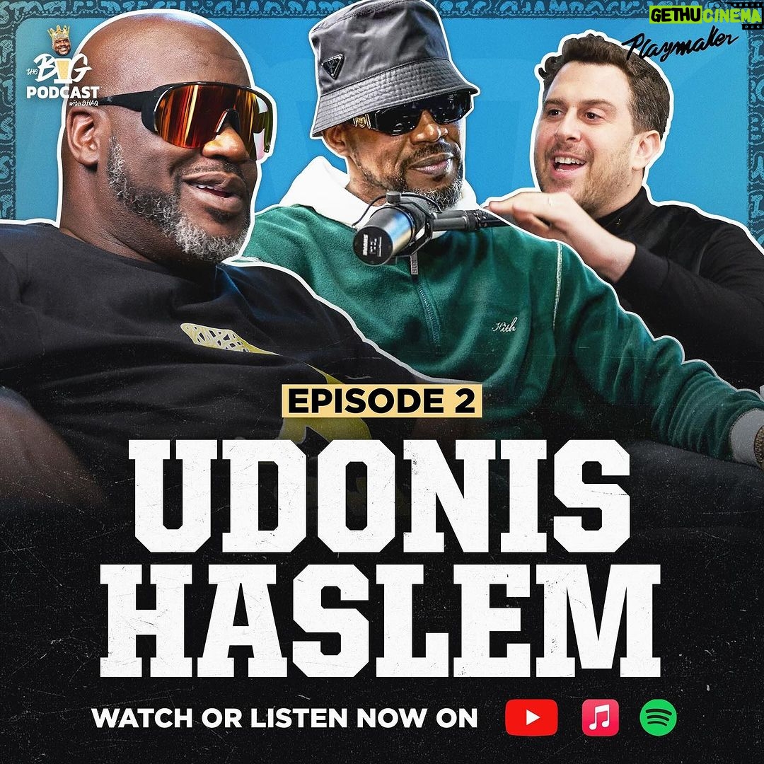 Shaquille O'Neal Instagram - Watch Episode 2 of my new show out now! Link in @thebigpodwithshaq bio. Follow & Subscribe - so many special guests and untold stories coming up…