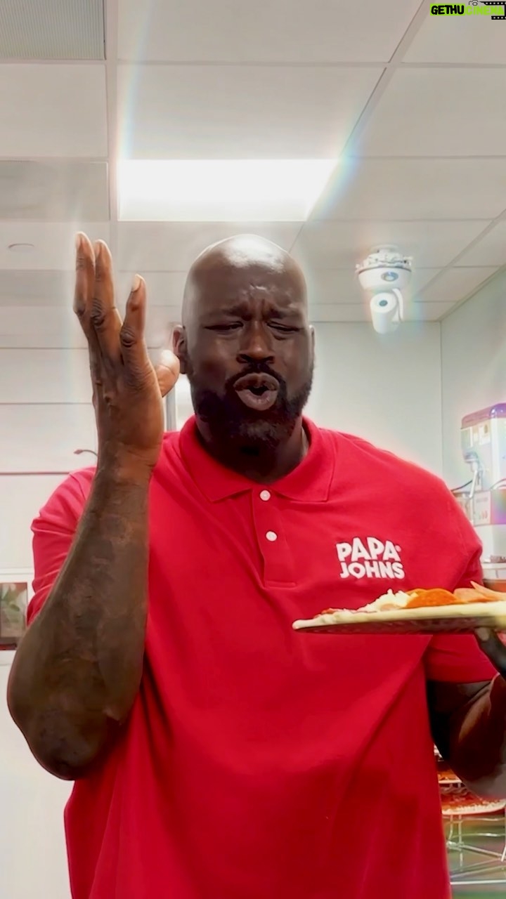 Shaquille O'Neal Instagram - Let me show you the art of the Shaq-a-Roni 🤌🍕