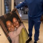 Shaquille O'Neal Instagram - “A Sister’s Love” by @jlhill_art Four years ago, I lost my baby sister Ayesha Harrison-Jex to cancer. There’s not a single day that goes by where I don’t miss her or think about her. John, my brother thank you for honoring Ayesha and her memory in this way. Her love for our family knew no bounds. This portrait of Ayesha and my oldest daughter @taahirahoneal is a testament to just that. I can’t thank you enough. Wow. Atlanta, Georgia