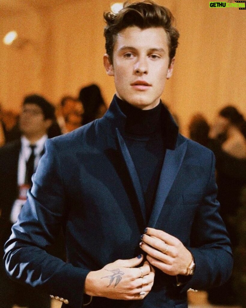 Shawn Mendes Instagram - i’m so proud to have attended the Met Gala with @tommyhilfiger this year. walked the carpet in a beautiful upcycled look ✨✨ The Metropolitan Museum of Art, New York