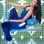 Shay Mitchell Instagram – Thank you @louisvuitton and @nicolasghesquiere for letting me have fun on a giant swing and special shout out to the wonderful crew who pushed it 😂
The LV Remix Collection is Y2K inspired and I am here for it.