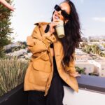 Shay Mitchell Instagram - Basic? NO. @beis -ic ALWAYS. Now available in smoothie form at @erewhonmarket Sip on this perfectly balanced blend of greens, organic cold pressed coffee, vanilla protein, and a touch of holiday spice. Everything you need, nothing you don’t. Full on function and keeps you feeling good. A portion of proceeds will be donated to National Domestic Workers Alliance @domesticworkers and First Star @firststarinc Now available at all locations from 11/15 - 12/14!