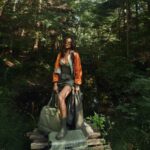 Shay Mitchell Instagram – Introducing the ‘Olive’ green collection. 
That we shot it in a forest with no olives. 
Our ‘Olive / Forest Green’ Collection 
OUT NOW Bowen Island, British Columbia