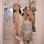 Shay Mitchell Instagram - @amfar in this @cultgaia custom dress of my dreams. Thank you @revolve and @jasminlarian for making this happen and of course the incredible team @cultgaia for all the work on this special piece ✨