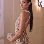 Shay Mitchell Instagram - @amfar in this @cultgaia custom dress of my dreams. Thank you @revolve and @jasminlarian for making this happen and of course the incredible team @cultgaia for all the work on this special piece ✨