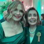 Sheila Kelley Instagram - Meeting one’s heroes can be a mind altering experience. Take this past weekend… It was a magical tumble down into the wonderland of Washington DC where Saint Paddy’s Day met the luck of the Irish.🍀 Richard and I were invited to The White House to celebrate. On Thursday night, we attended an event at the Irish Embassy where we had the honor of meeting the Irish Ambassador and the Irish Taoiseach, @leovaradkar. Friday was at the East Wing, ending with a beautiful concert by @niallhoran. A reception followed and then an otherworldly performance at the Kennedy Center with Irish artists, dancers, poets, and singers. The moments of meeting my heroes happened twice. First with @speakerpelosi, a woman who has made such a powerful mark on the world. A woman of integrity strength and resilience in the face of utter insanity. To be in her presence was awe striking. I had no words! The words simply left my tongue. And I stood in front of her like a happy puppy with a smile on my face, tongue hanging out, until I faintly squeezed out, “You are phenomenal!” The second meeting of heroes moment was backstage at the Kennedy Center. When I realized that the person that had just been singing the James Vincent McMorrow version of the song Higher Love, was indeed actually @jamesvmcmorrow… Again, no words came. He said ,“Hello I’m James” and I said “yea…Vincent McMorrow” - like an idiot I finished his full name for him. And then finally breaking the awkward moment was my husband who came over and said “She’s a big fan.” I did finally speak to both of them and the rest of the evening with Nancy and James was terrific. In this strange time of history, with so much antagonism and chaos and cacophony of attention, it was such a beautiful experience to be grounded by these people who exemplify the genius and the humanity of what it means to be alive in these bodies at this time.