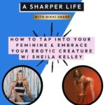 Sheila Kelley Instagram - NEW EPISODE ALERT🚨 This week I have the one and only @sheilakelleys, known as the “Body Whisperer” (which I can attest to... she is!)🔥 This is a deep and raw episode about the feminine energy, why there is a pandemic of women being in victim mentality + in their masculine, how movement can change your life and much, much more! Have a listen 🎧 and learn: ● Tools to tap into your feminine energy + how it will change your life ● What an erotic creature is & how all women have them inside, waiting to come out ● The importance of vulnerability with yourself and others ● Cultivating self-love & self-acceptance to break free from sabotaging ways ● Sheila coaching me on stepping out of my masculine and into my feminine I cannot wait for you to listen to this interview! Click the link in my bio or head to my stories to listen now!