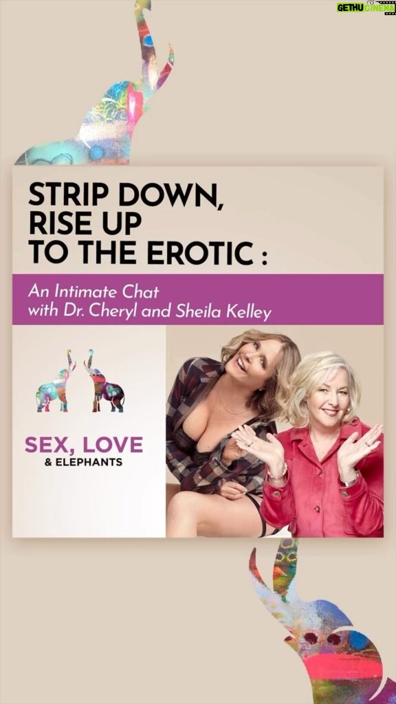 Sheila Kelley Instagram - The feminine is the force of life on the planet. The eternal “she” is light and should be shining bright. If you identify as a feminine creature let’s unleash your radiance, Listen to more of my conversation with @drcherylfraser on her podcast Sex, Love, & Elephants, wherever you get your podcasts or at the link in my stories.