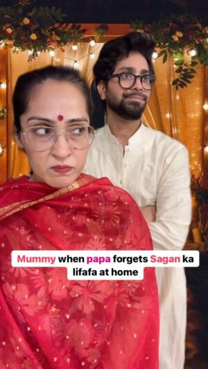 Shibani Bedi Instagram - Shaadi mein jalool jalool aana! 
.
.
#wedding #weddingseason #desiparents #desi #indian #indianparents #ankushbahuguna #shibanibedi