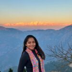 Shilpa Thakre Instagram - It is in the silence of nature where one will find true bliss ✨🌄🌅 @beeneeraj @nikonindiaofficial #shilpathakre #expressionqueen #mountains #pahad #uttarakhand #devbhoomi #nature #naturephotography #sunset #naturelovers #sukoon #picoftheday #love #gratitude #insta #instagood #instagram #instamood #view