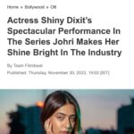 Shiny Dixit Instagram - grateful guys @filmibeatofficial thanks a lot 🥳❤️