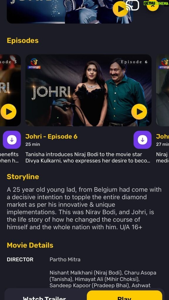 Shiny Dixit Instagram - JOHRI Did you watch the show ? SUPERSTAR ka role koun nahi karna chahta 🥳❤️ diamonds and more 🥳❤️❤️ grateful to god 🙏🏻 @vibhuagarwalofficial @niveditabasu @endemolshineind available @mxplayer @atrangiiapp amazing story telling and great performers . go watch it right away . worth watching . . . . . . . . . . . . . . . . . . . . . . . . . . . #jgj #jaiguruji #shukranaguruji