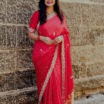 Shiva Jyothi Instagram - When god gives you a new beginning, don't repeat the old mistakes. ❤️ Saree & blouse @anvitha_collections ❤️ #newpost #jyothakka #shivajyothi #instagram #instagood #saree #sareelove #festival