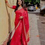 Shiva Jyothi Instagram - When god gives you a new beginning, don't repeat the old mistakes. ❤️ Saree & blouse @anvitha_collections ❤️ #newpost #jyothakka #shivajyothi #instagram #instagood #saree #sareelove #festival