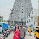 Shiva Jyothi Instagram - #happynewyear2024❤️ #arunachalam #omnamahshivaya 🙏 Wearing @anvitha_collections ❤️