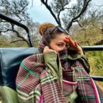 Shivaleeka Oberoi Instagram - Brrrr 🥶 Instagram vs reality! 👻 Keeping it real, accepting realities & giving reality checks this year! 😌✨ Ranthambore Tiger Reserve