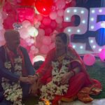Shivani Sangita Instagram - One memorable day indeed ❤️ #25thanniversary #lastnight @youmi4u you are my all time favourite 🤩 thank you for this beautiful decoration….