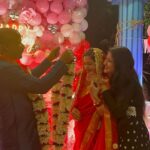 Shivani Sangita Instagram - One memorable day indeed ❤️ #25thanniversary #lastnight @youmi4u you are my all time favourite 🤩 thank you for this beautiful decoration….