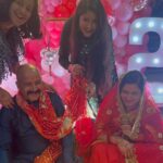 Shivani Sangita Instagram - One memorable day indeed ❤️ #25thanniversary #lastnight @youmi4u you are my all time favourite 🤩 thank you for this beautiful decoration….