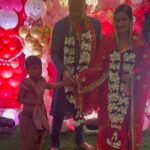 Shivani Sangita Instagram - One memorable day indeed ❤️ #25thanniversary #lastnight @youmi4u you are my all time favourite 🤩 thank you for this beautiful decoration….