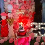 Shivani Sangita Instagram - One memorable day indeed ❤️ #25thanniversary #lastnight @youmi4u you are my all time favourite 🤩 thank you for this beautiful decoration….